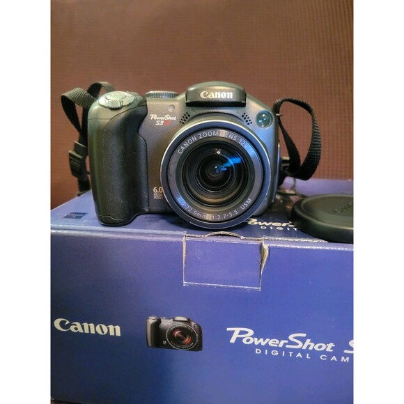 Canon PowerShot S3 IS 6.0MP Digital Camera 12x Stabilized Zoom - Picture 6 of 9